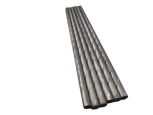 کیفیت Customizable Length Ground Surface Finish Cemented Carbide Helical Rods for Precision Cutting کارخانه