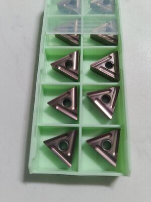 کاربید مقاوم برش CNC تبدیل ورودی TNMG160408 طراحی شده برای عملیات ماشینکاری افزایش بهره وری و عمر ابزار
