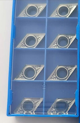 ورودی آلومینیوم کربید طولانی مدت DCGT11T304 بهینه شده برای برش فلز سنگین و وظایف تولید صنعتی